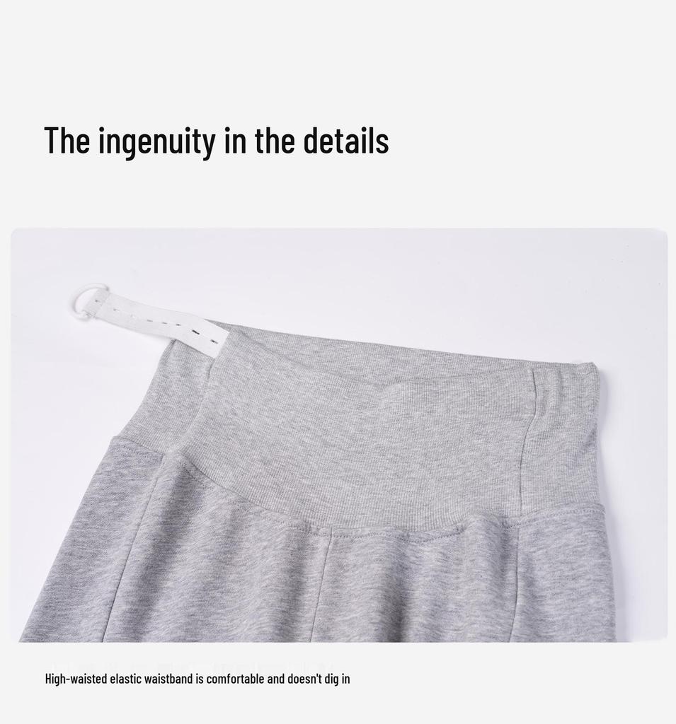 MASANON Maternity Petite Micro-Flare Pants for Early Autumn 2025