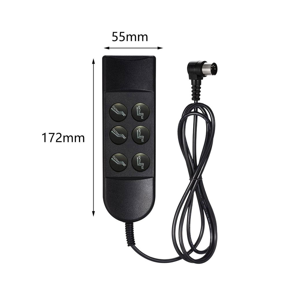 Electric recliner Controller Sturdy Hand Tool Handheld Remote Control Multiuse Direct Replace for Living Room Household Office