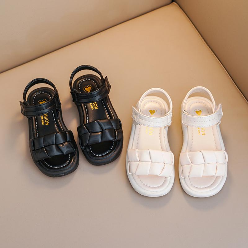 *Summer Fashion Princess Comfortable Thick Bottom Casual Sandals Hot Selling New Lightweight and Elegant Children's Flat Sandals