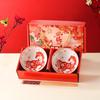 Ceramic Bowl & Chopsticks Gift Set