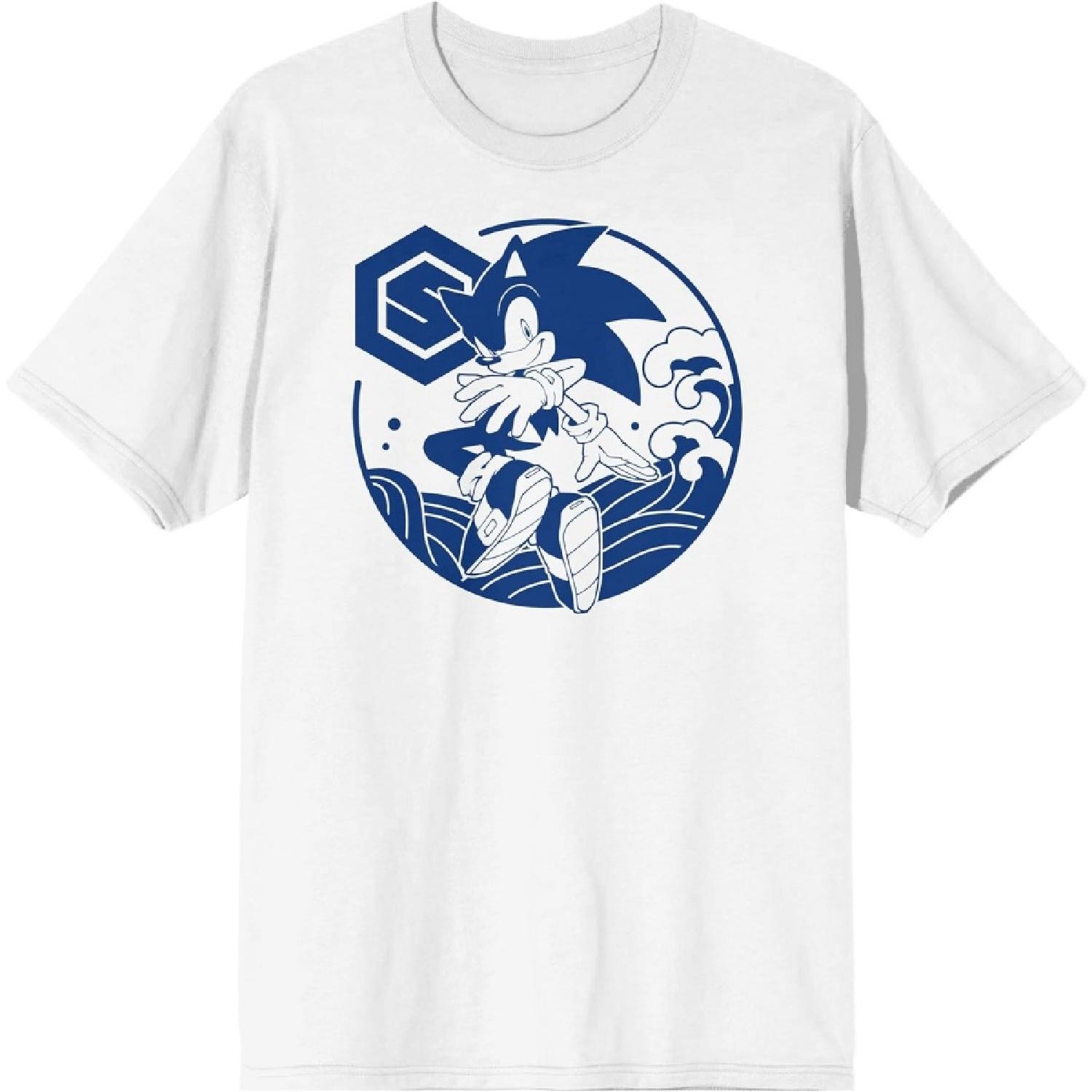 

Sonic the Hedgehog Modern Character Mens White Graphic Tee(1) XXXXXL білий