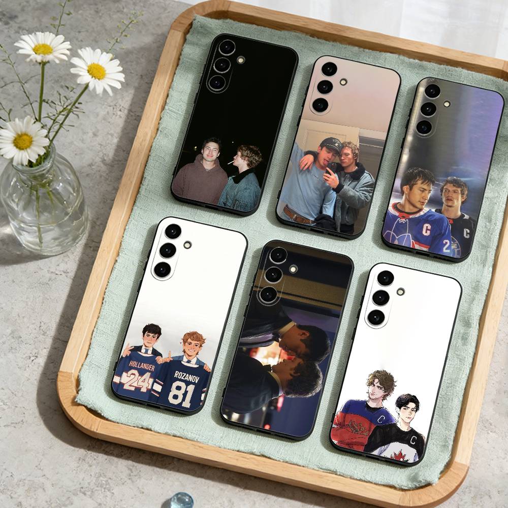Pure Heated Rivalry Phone Case For Samsung Galaxy A73,A72,A71,A70,A53,A52,A51,Soft Silicone Black Cover