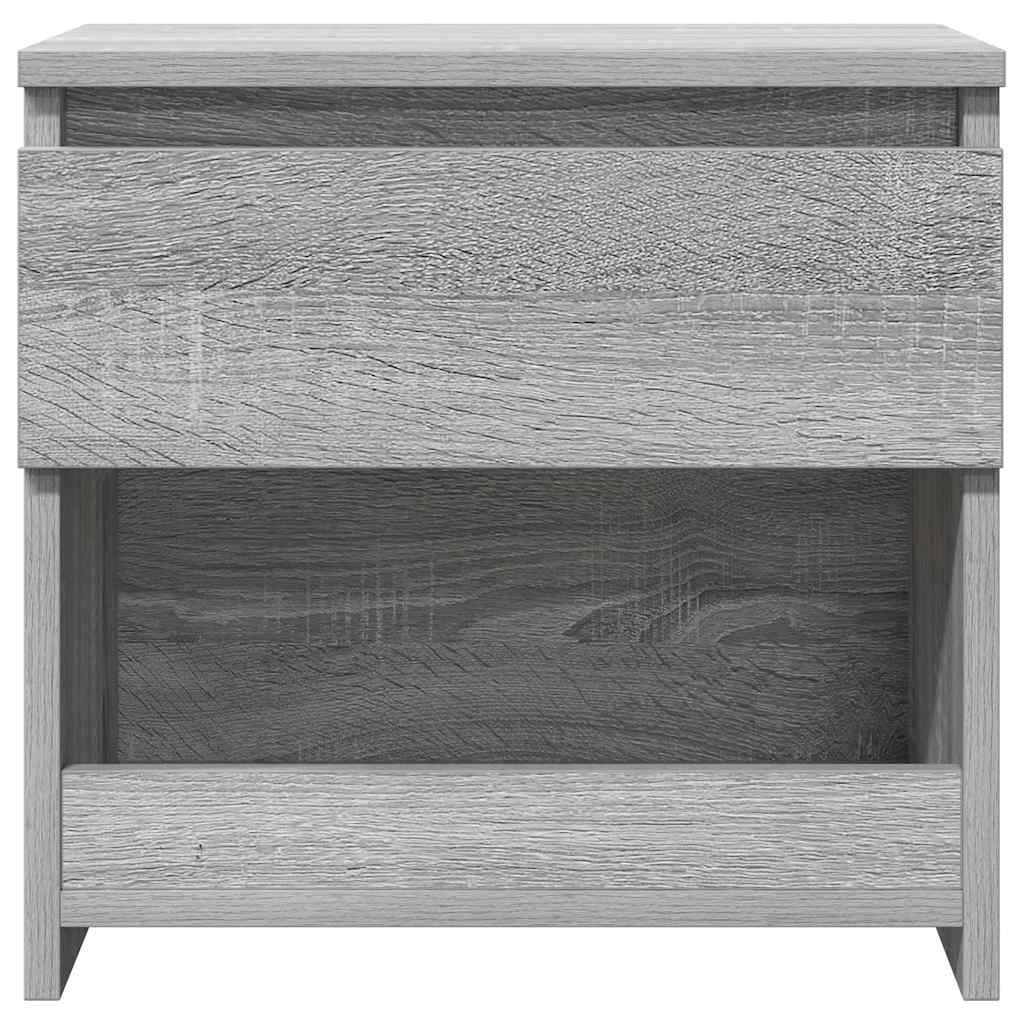 Nightstands 2 pcs Grey Sonoma 40 x 30 x 39 cm Particleboard