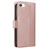 For iPhone 16e Case RFID Blocking Leather Wallet Flip Phone Cover with Wrist Strap