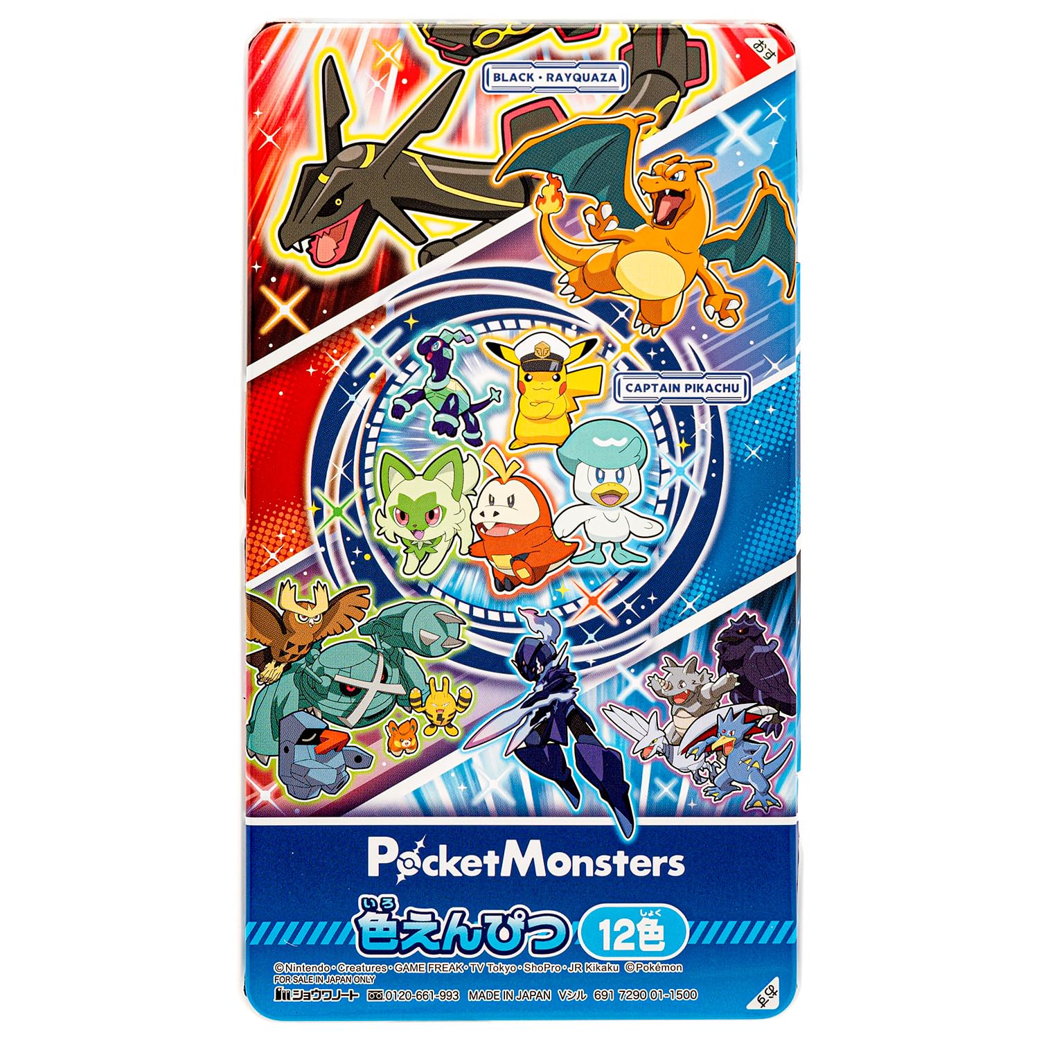 

Showa Note Цветные карандаши Pokemon 12 цветов Pokemon 691729001