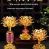 2025 Lotus Bodhisattva Buddha Offering LED Lamp: Colorful, Everlasting Household Decor