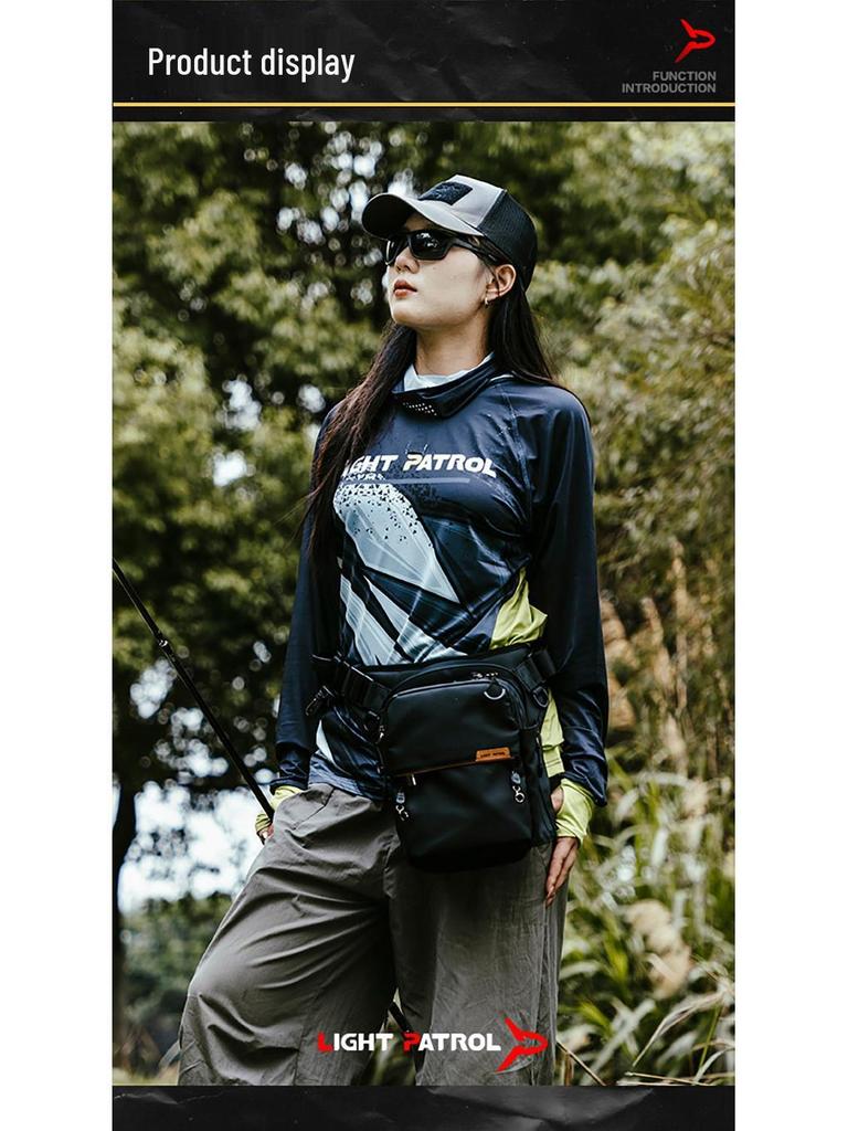 Waterproof, Wear-Resistant Fishing Sling Bag - Portable, Multi-functional Lure Waist Storage Bag