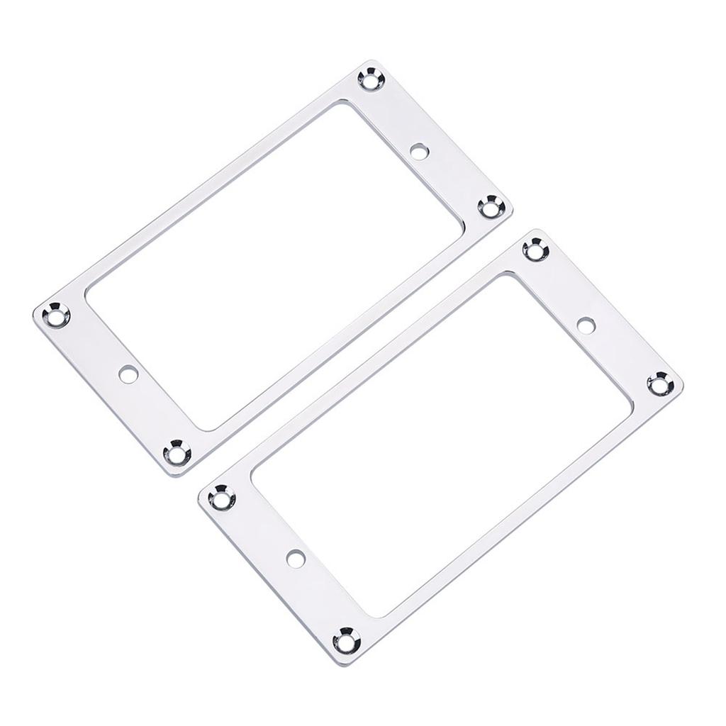 2Pcs Metal Humbucker Pickup Frame Mounting Rings Replacement Parts for Electric Guitars