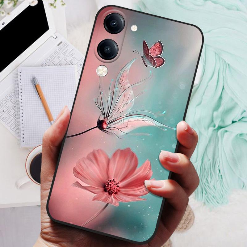 2025 Protective Shell For Vivo Y04 4G Case Y 04 Black Cover Lion Wolf Silicone Soft Back Cases For Vivo Y29S 4G Y 29S Phone Case