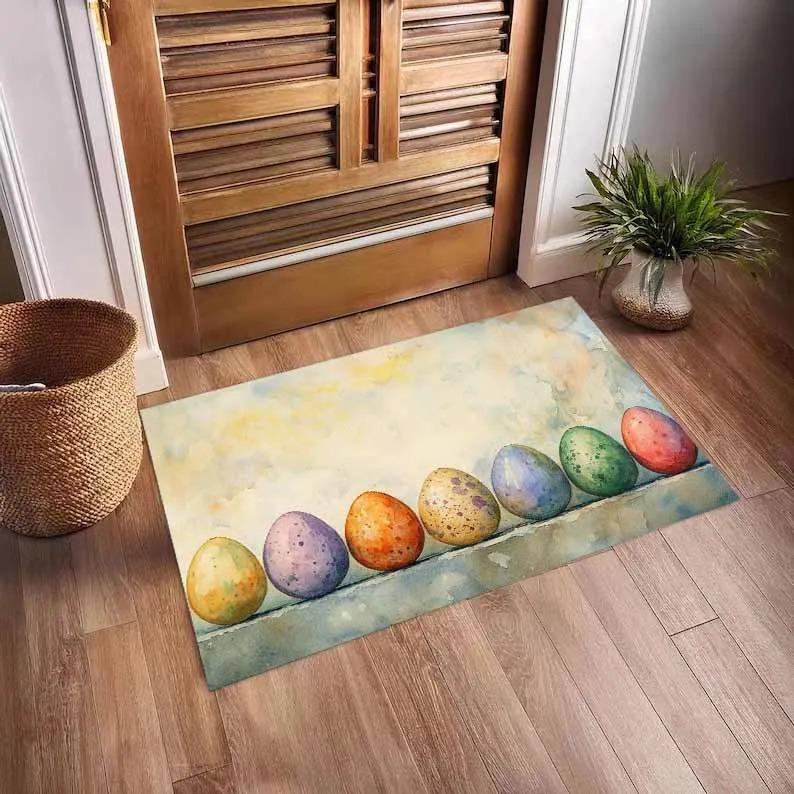 Kwiatowa Mata Pod Drzwi Dywanik Do Sypialni Salonu Ogrodu Dywanik Kominkowy Mata Podłogowa Dywanik Kuchenny Antypoślizgowa Mata Łazienkowa Wystrój Domu