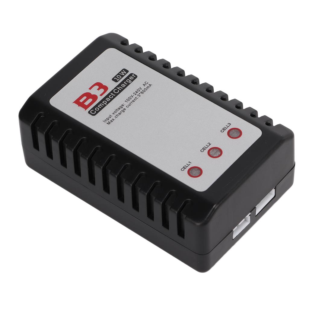 10W Balance Charger 7.4V 11.1V 2S 3S Fast Charging for RC Model Aircraft