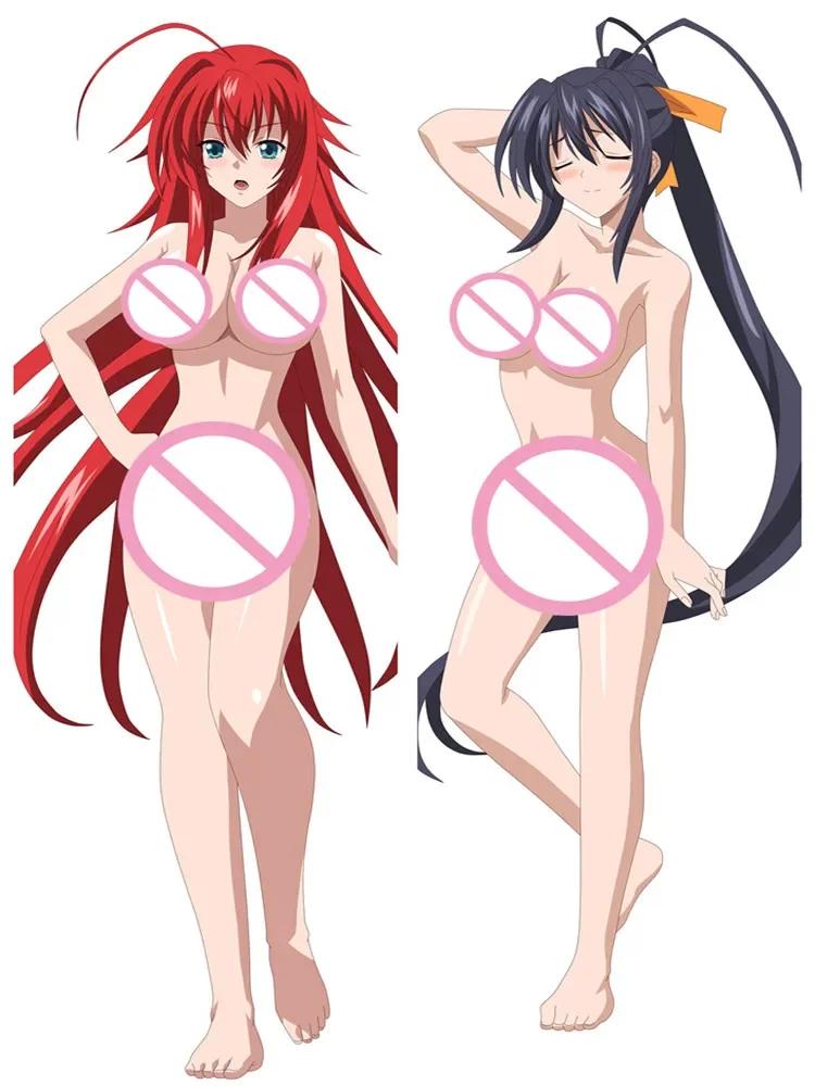 Anime High School DxD Sexy Girl Rias Gremory Himejima Akeno Irina Shidou Dakimakura Povlak na tělový polštář Polštář na objímání těla