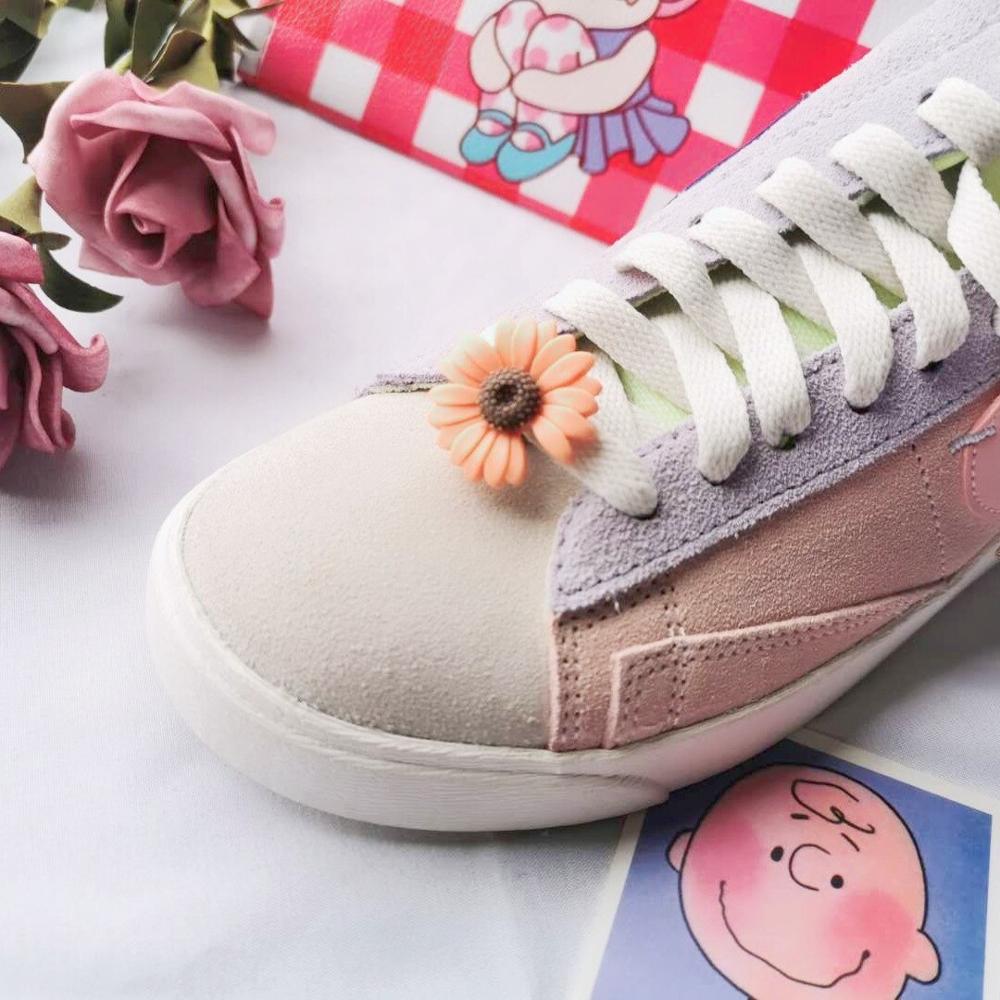 New 1pcs DIY Bow Shoe Buckle Girls and Children's DIY Shoes Accessories Trend Creative Shoelaces Decorative Shoes Accessories