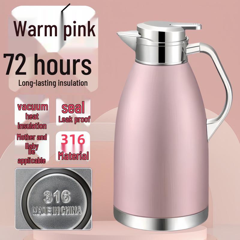 Double-Layer Stainless Steel Insulated Kettle and Anti-Scald Hot Water Pot