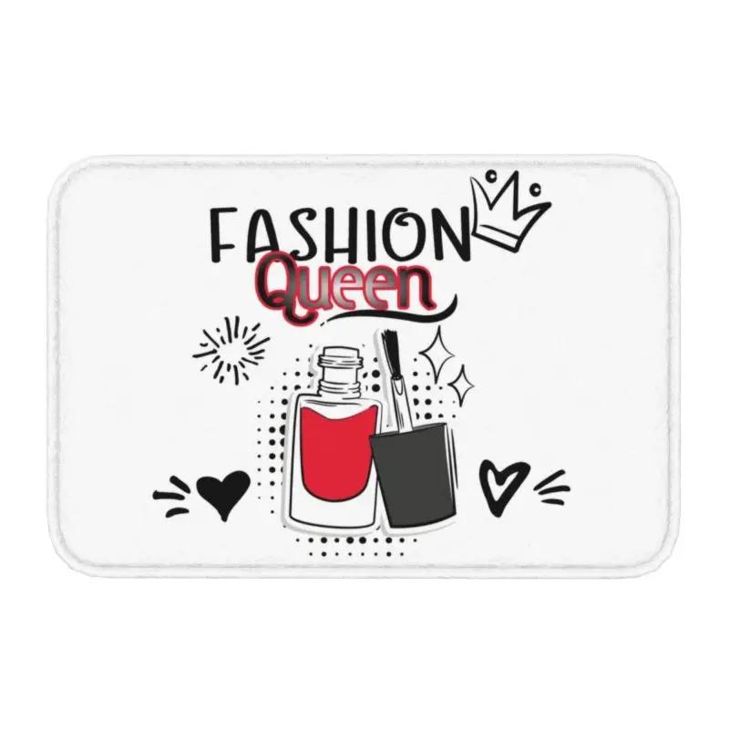 Nails Polish Eat Sleep Repeat Front Door Floor Entrance Mat Outdoor Tech Funny Quotes Bathroom Kitchen Doormat Garage Carpet Rug
