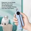 2-in-1 Pet Nail Trimmer Rechargeable Electric Nail Clipper Grinding Cat Claw Clippers  for Dogs