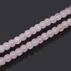 4mm natürliche rosa Kristallperlen lose runde Quarzperlen für Schmuckherstellung DIY Armband Halskette Ohrring
