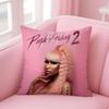 Nicki M-Minaj Singer Cushion Cover Comfortable Reversible Pillow Cover Ideal For Car Sofa Bedroom & Beyond