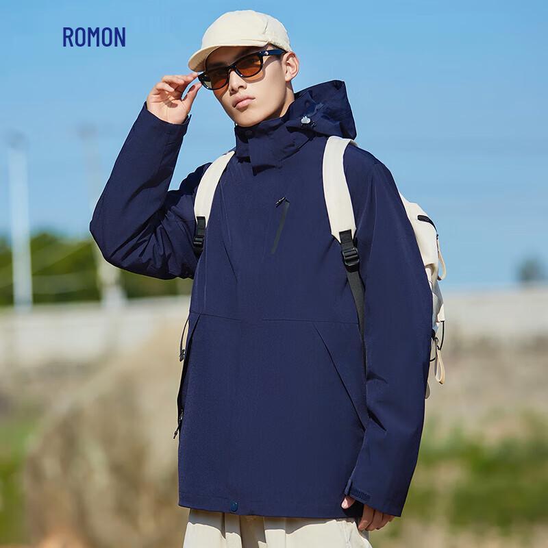 Luomeng Unisex 3-in-1 Hooded Outdoor Jacket