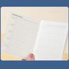2Pcs/Set A4/A6 2026 Schedules Notebook Learning Plan Work Efficiency Planner Notebook Life Check-in Agenda Planner School