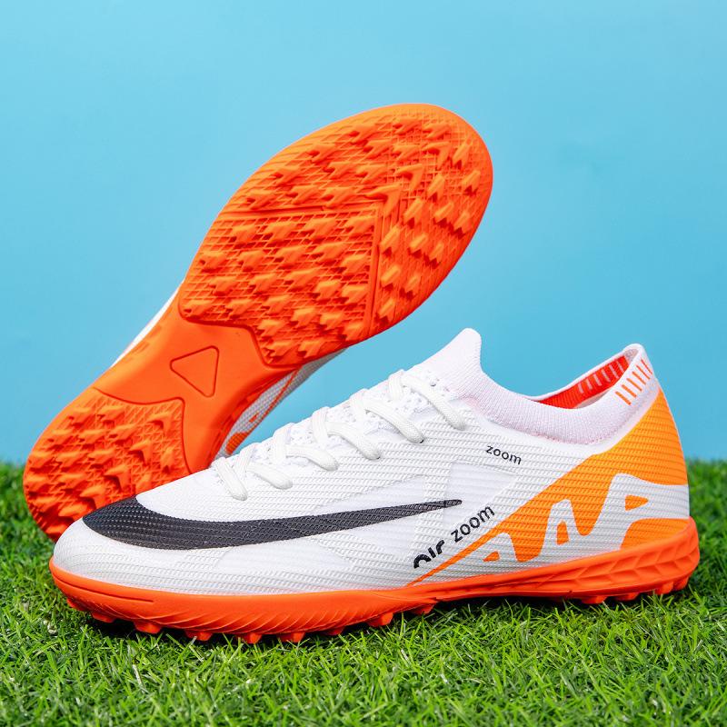 New Low-top Men's and Women's Football Shoes Long Nails TF Broken Nails Competition Training Shoes Men's and Women's Adult Sports Football Shoes