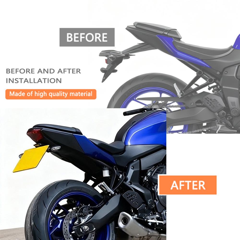 2025 MT07 For Yamaha MT 07 2025 MT-07 2025 Motorcycle License Plate Bracket Holder Tail Tidy Fender Eliminator Accesorios mt07