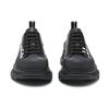 Alexander Mcqueen Chaussures à Lacets 'Black White' avec Semelle Graffiti Slick 711108WIAT61070