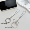 Multifunctional Mobile Phone Lanyard and Stand with Folding Finger Ring and Universal Metal Pendant.