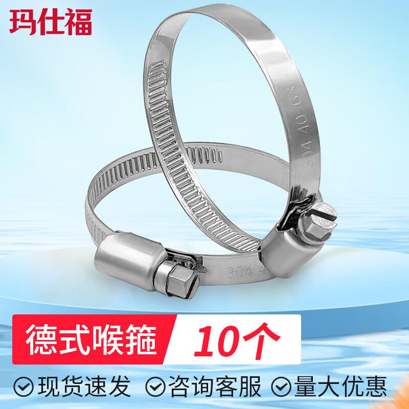 Marshfu 304 Stainless Steel German Style Hose Clamps