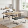 Bench with Button Tufting Dark Gray 110 x 40 x 46 cm Fabric