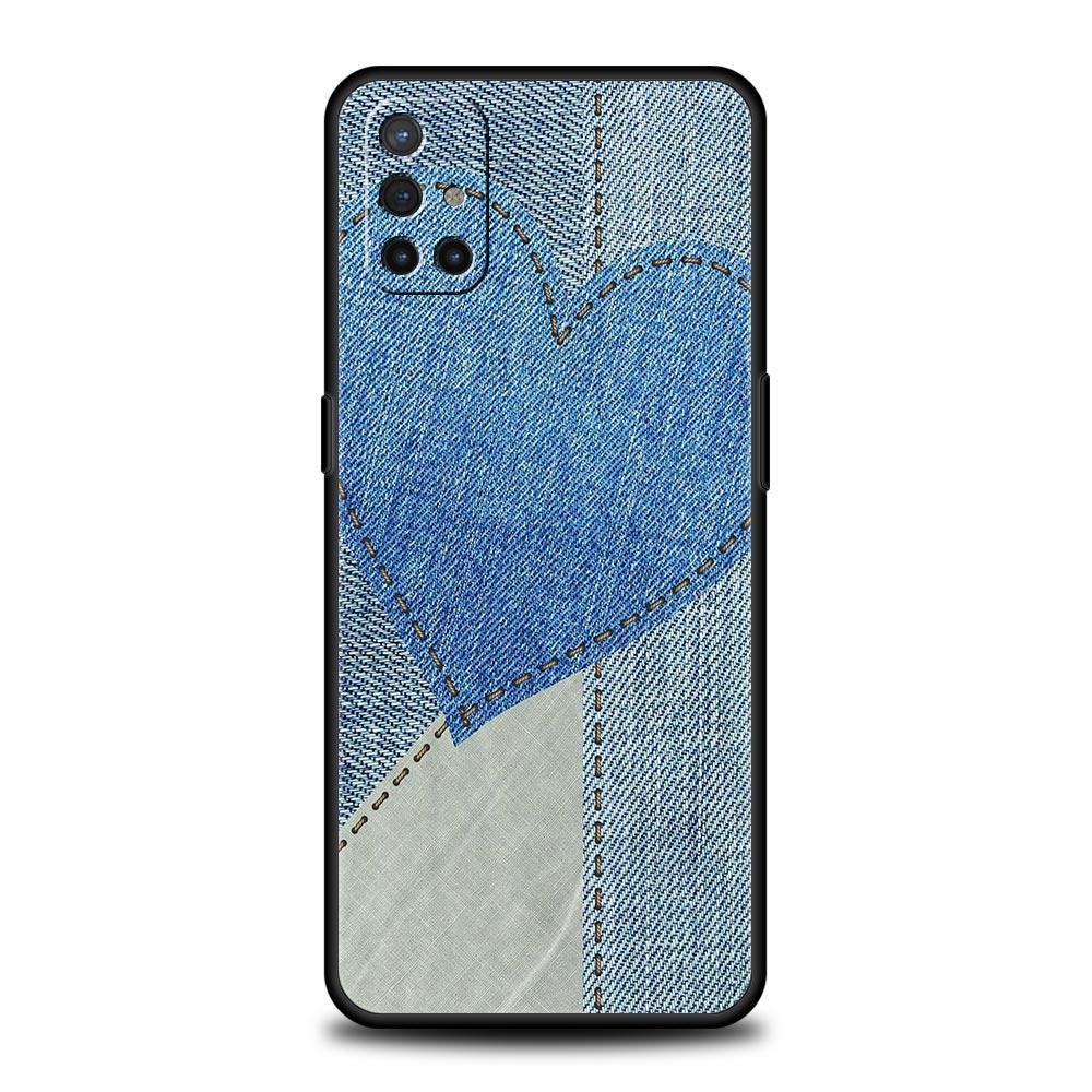 Leather Cloth Pattern Phone Case For Oneplus 13R 13 12R 11 10T 10R Nord N100 N200 N10 10 9 9R 9RT CE 3 2 Z Pro 5G Soft TPU Cover