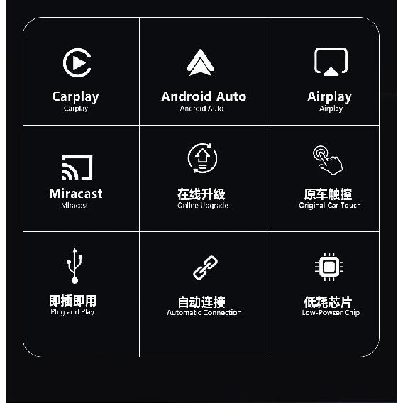 MiNi Wireless Carplay Adapter USB Plug and Play WiFi Bluetooth for IPhone Android Auto Connect Airplay 4 in1 Box Car Play 2026