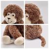 Cute Big Eye Monkey Plush Toy Simulation Stuffed Animal Doll Soft Hold Pillow Companion Toys for Children Birthday Gift for Kids