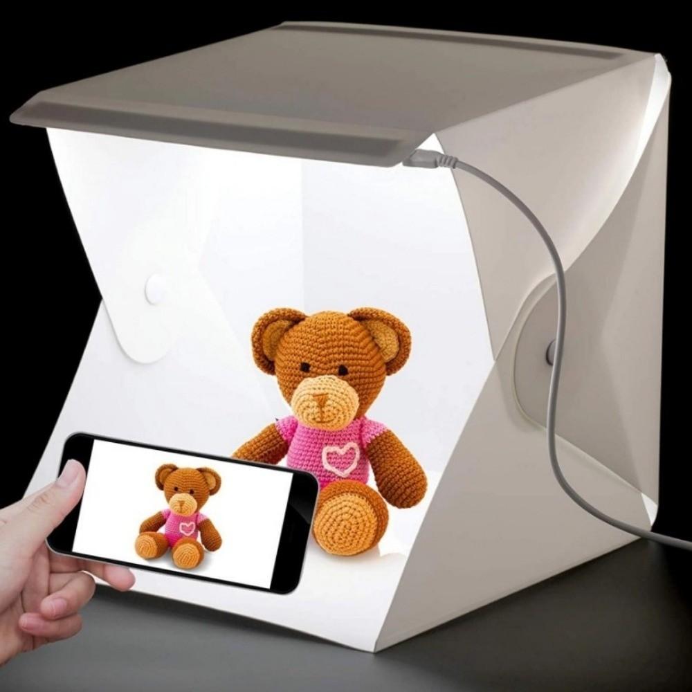 Light Tent Mini Photobox Portable Backdrops Photobox New Photography LED Light  For DSLR Camera