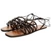 Zara Fashion Versatile Roman Sandals Women Footwear Brown 12611410700-35