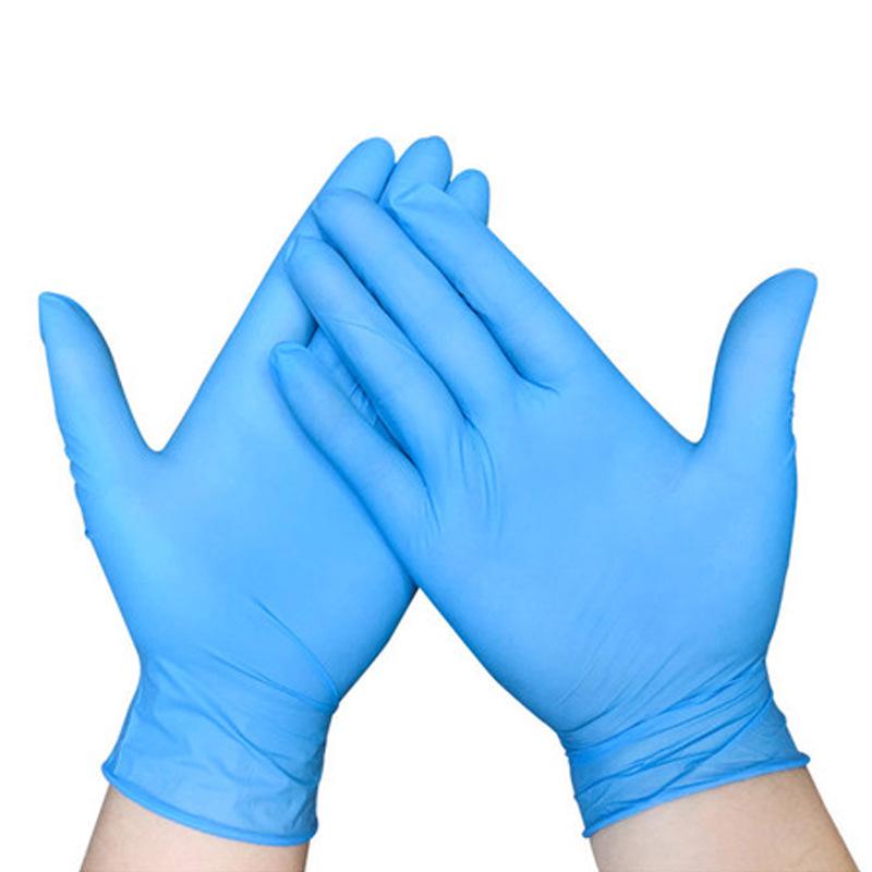 Oil-Proof Food-Grade Powder-Free Disposable Nitrile Gloves