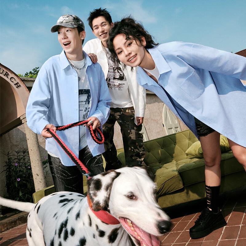 JEEP SPIRIT Men's Casual Long-Sleeve Collared Shirt