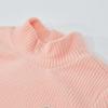 DEESHA Girls' Ribbed Semi-High Collar Base Shirt