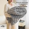 Thickened Coral Fleece Flannel Blanket - Rabbit Fur Nap Throw Milk Velvet Bed Cover