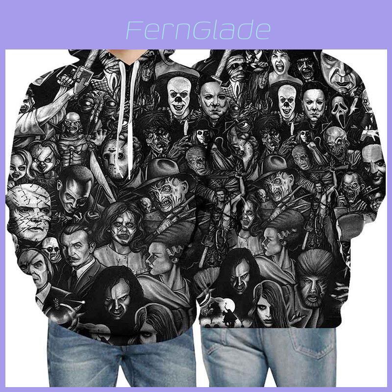 Soft And Comfortable 3d Printed Skull Hoodie For Men And Women With Drawstring Hood