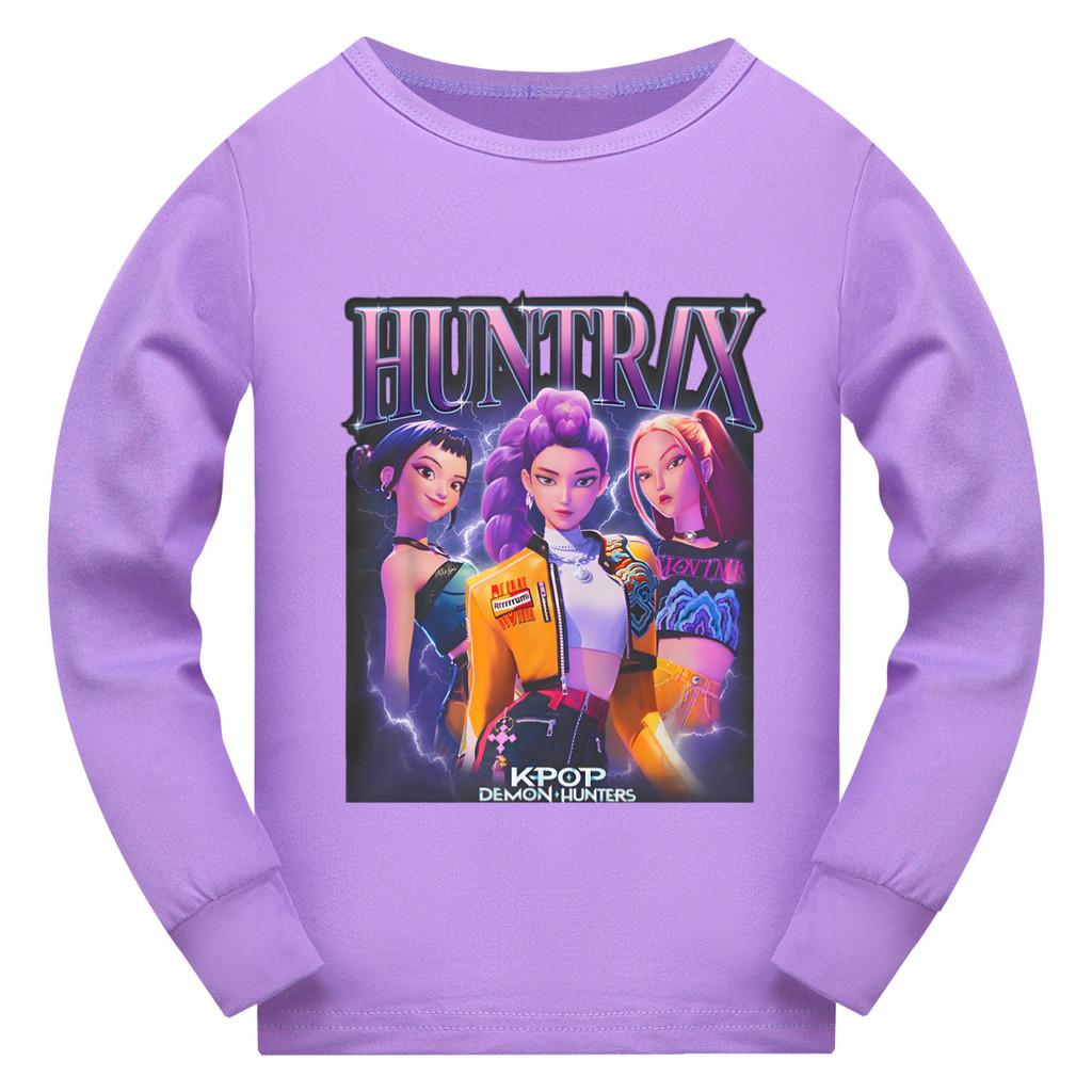 5029 Kids Girls Rumi Zoey Mira Super Star Print Long Sleeves T-Shirt