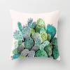 Nordic Style Tropical Plant Cactus Pattern Cushion Cover Sofa Car Office Pillowcase Home Decor Pillowcase