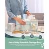Portable diaper storage basket, baby baptism gift basket bag, nursery storage basket, suitable for newborn boys and girls