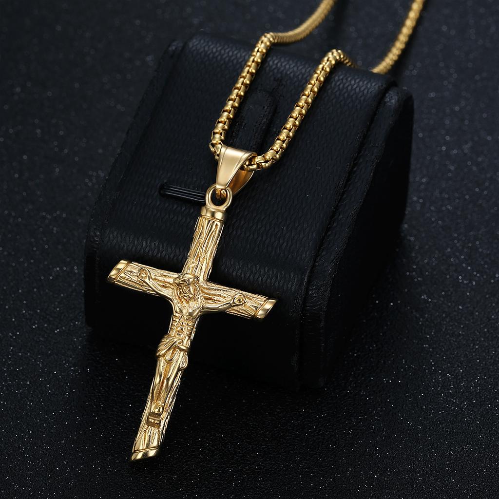 2026 Men's Fashion Personality Party Wear Accessories Cross Pendant Pendant