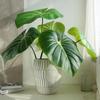 Plastic Crane King Fern Leaf Lifelike Artificial Arrowroot Leaf Artificial Calla Leaves  Home Decor