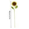 Crochet Sunflower Crochet Artificial Sun Flower Decor Knitted Wool Sunflowers Artificial Flower Wall Decor Wedding Bouquet - DD