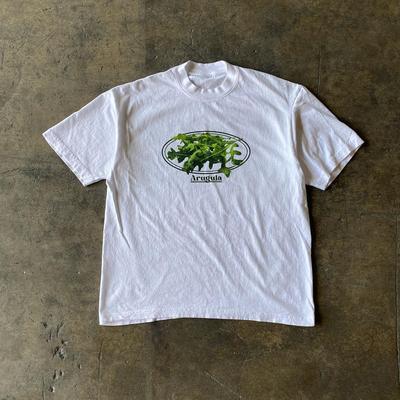 "Big News That Won't Be Revealed!" American Retro Arugula Ins-style Niche Design Short-sleeved T-shirts for Couples