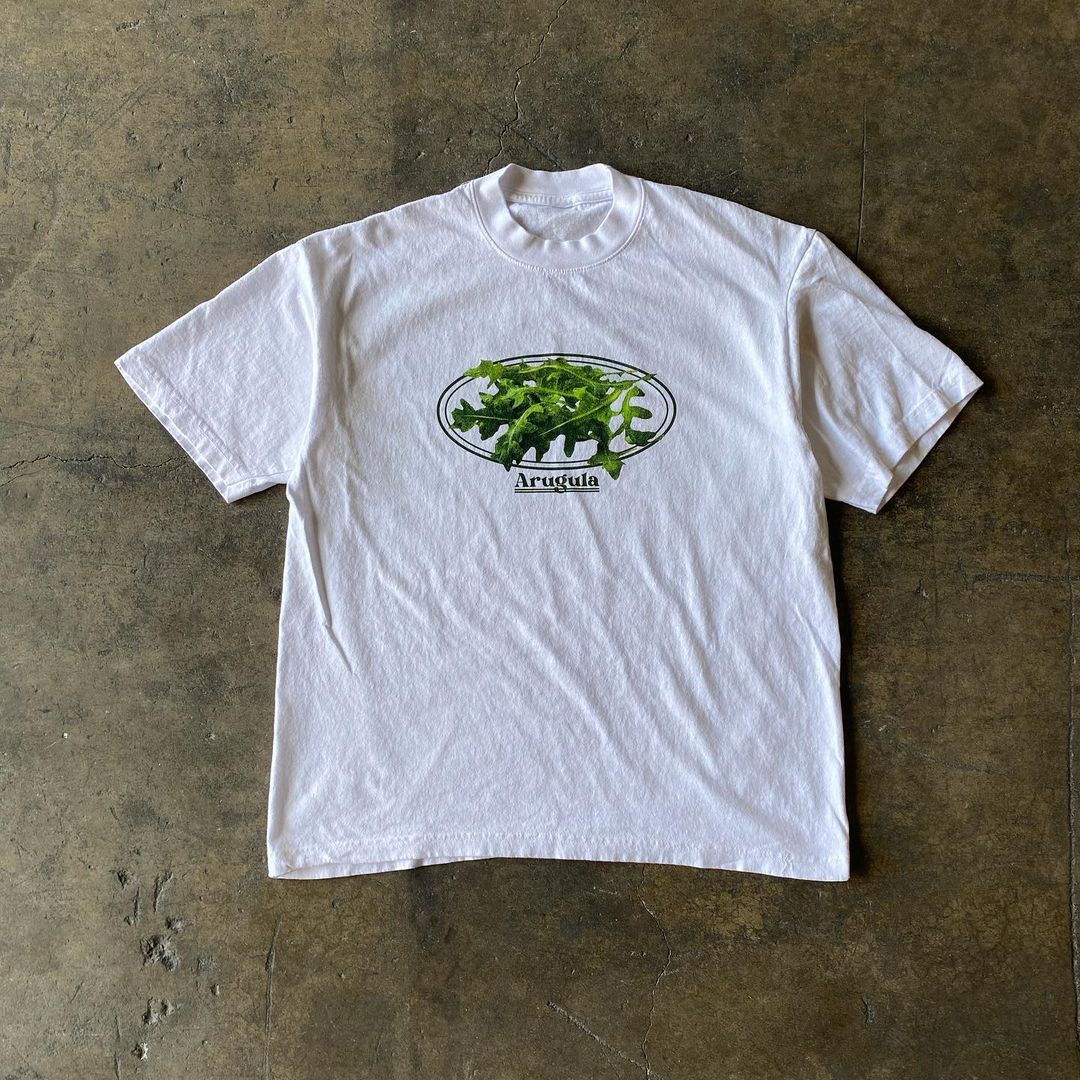 

Big News That Won t Be Revealed! American Retro Arugula Ins-style Niche Design Short-sleeved T-shirts for Couples S