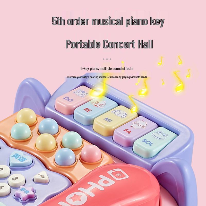 Jucărie Educativă pentru Copii: Telefon Muzical cu Poveste, Mașină de Tras