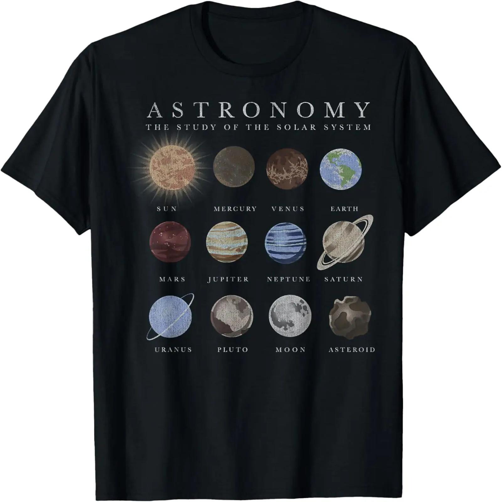 

Sun And Planets Lineup Graphic T-Shirt XXXXXL чёрный